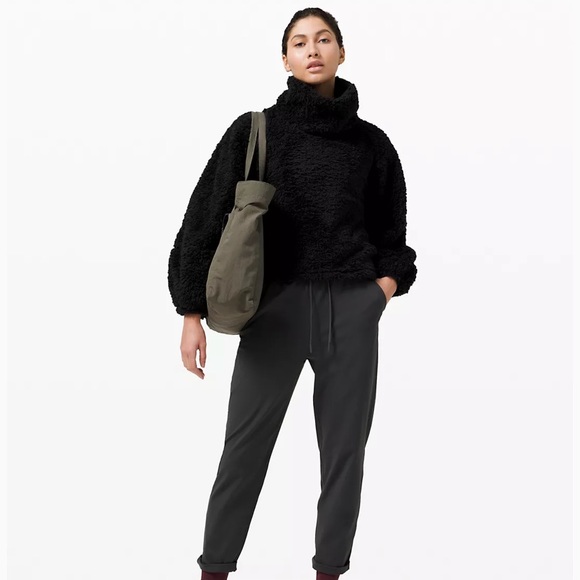 Lululemon Warm Restore Sherpa Pullover Black M/L - Picture 2 of 15